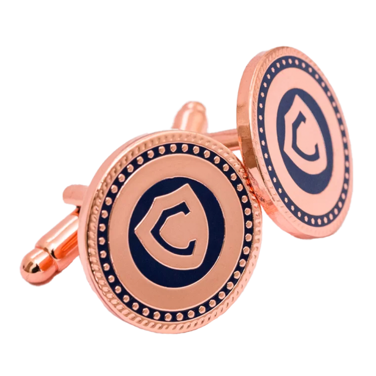 cufflinks rosegold